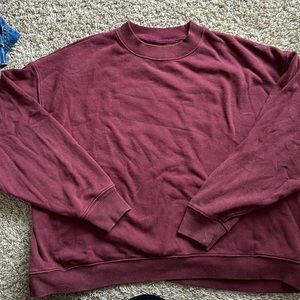 American Eagle oversized cropped sweatshirt